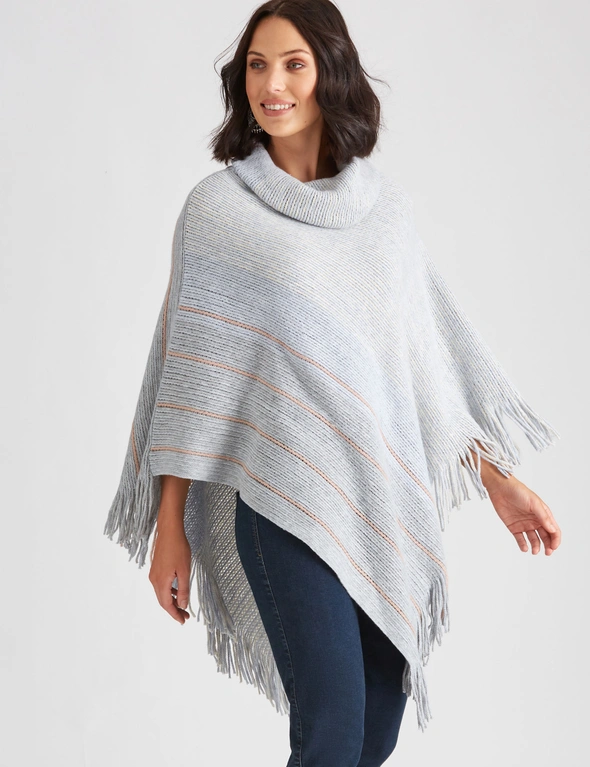 Katies Roll Neck Poncho, hi-res image number null