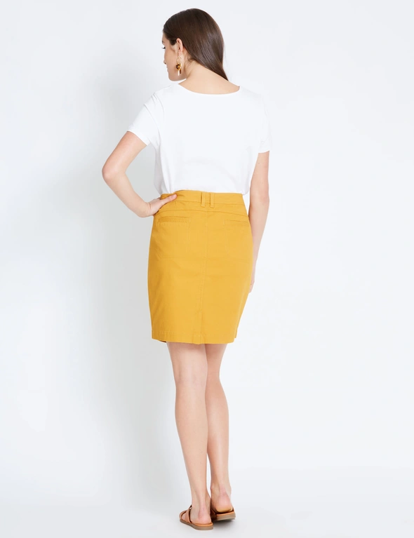 Katies Casual Canvas Skirt, hi-res image number null