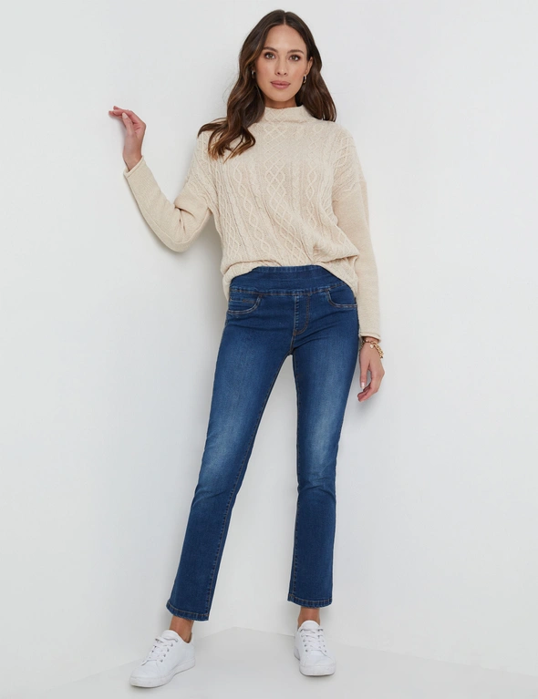 Katies Denim Short Straight Ultimate Jeans, hi-res image number null