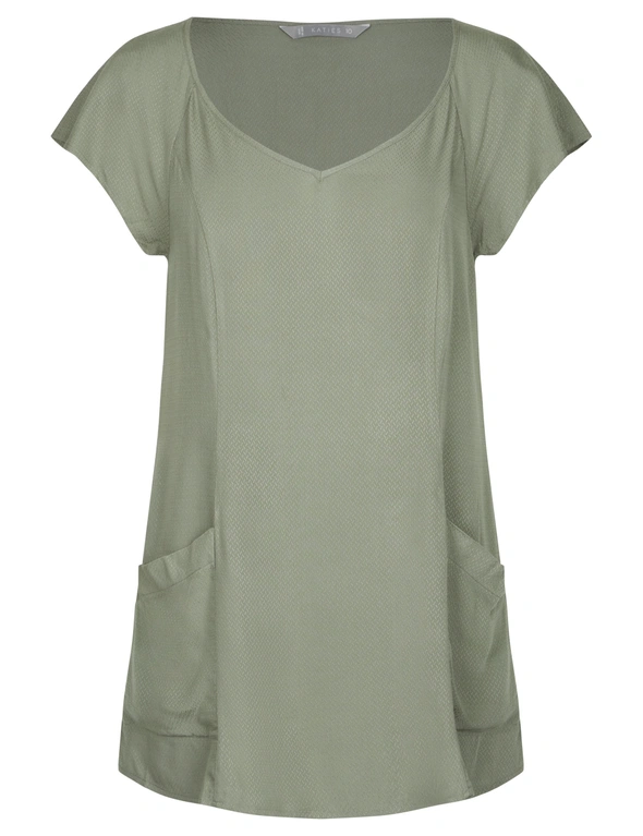 Katies Woven Pocket Tunic Top, hi-res image number null