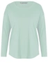 Katies 3/4 Sleeve Cotton Slub T-shirt, hi-res
