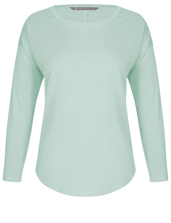 Katies 3/4 Sleeve Cotton Slub T-shirt, hi-res image number null