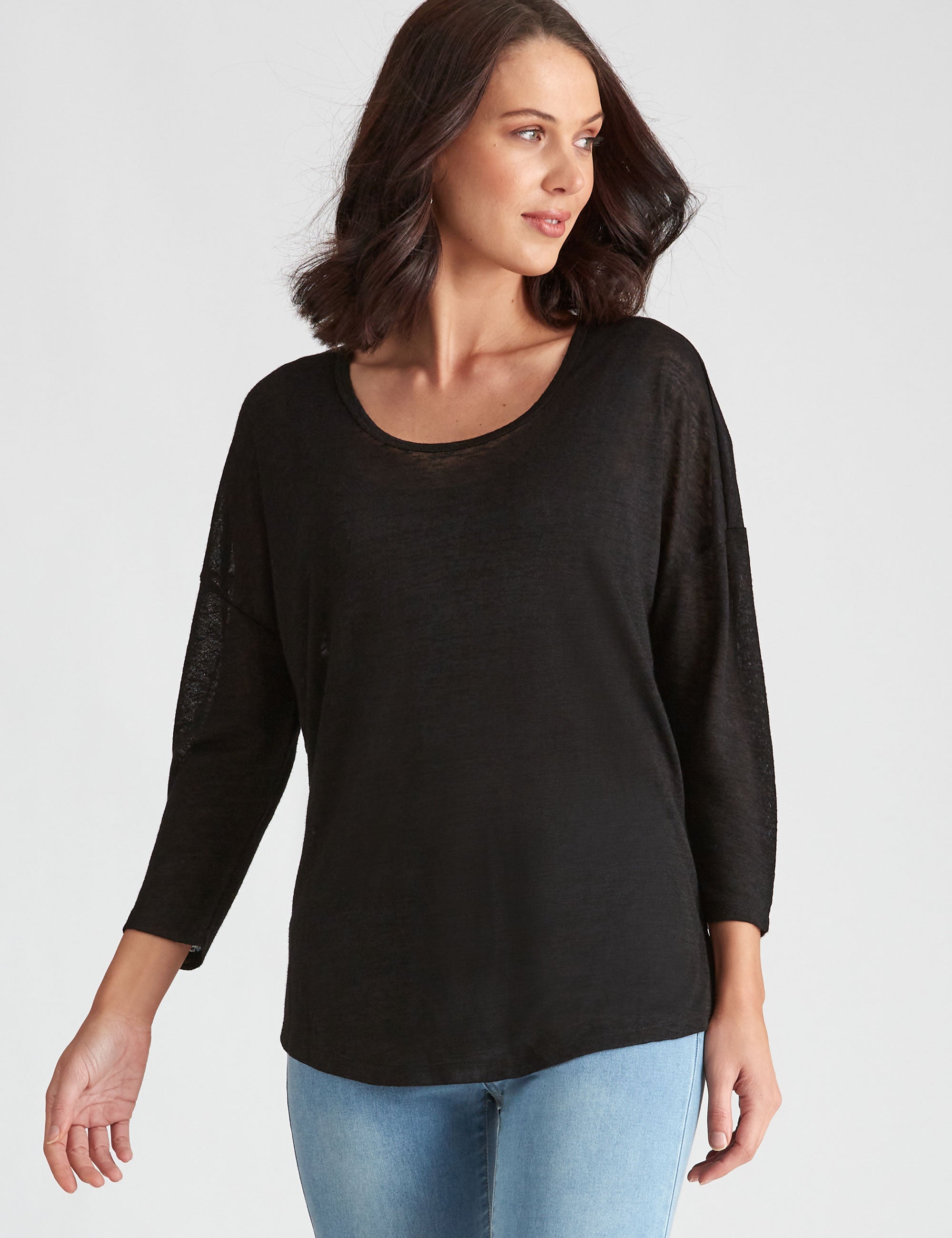 Katies Knitwear V Back Top | EziBuy Australia