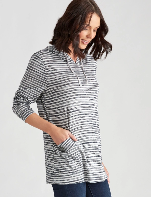 Katies Knitwear Pocket Hooded Tunic, hi-res image number null