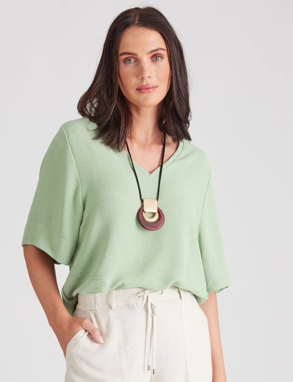 Katies Knitwear Textured Relaxed Top, hi-res image number null