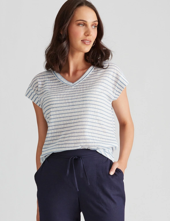 Katies Knitwear Textured Slub T-Shirt, hi-res image number null