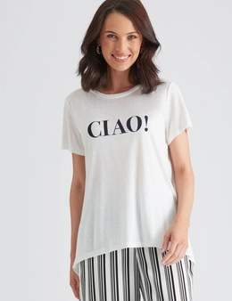 Katies Knitwear Printed Slogan T-Shirt
