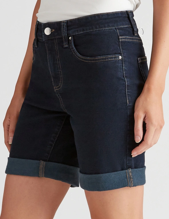 Katies Fly Front Denim Shorts, hi-res image number null