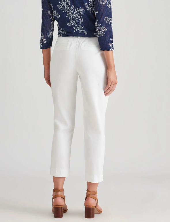 Katies Cotton Sateen Ankle Pants, hi-res image number null