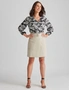 Katies Cotton Blend Pocket Detail Skirt, hi-res