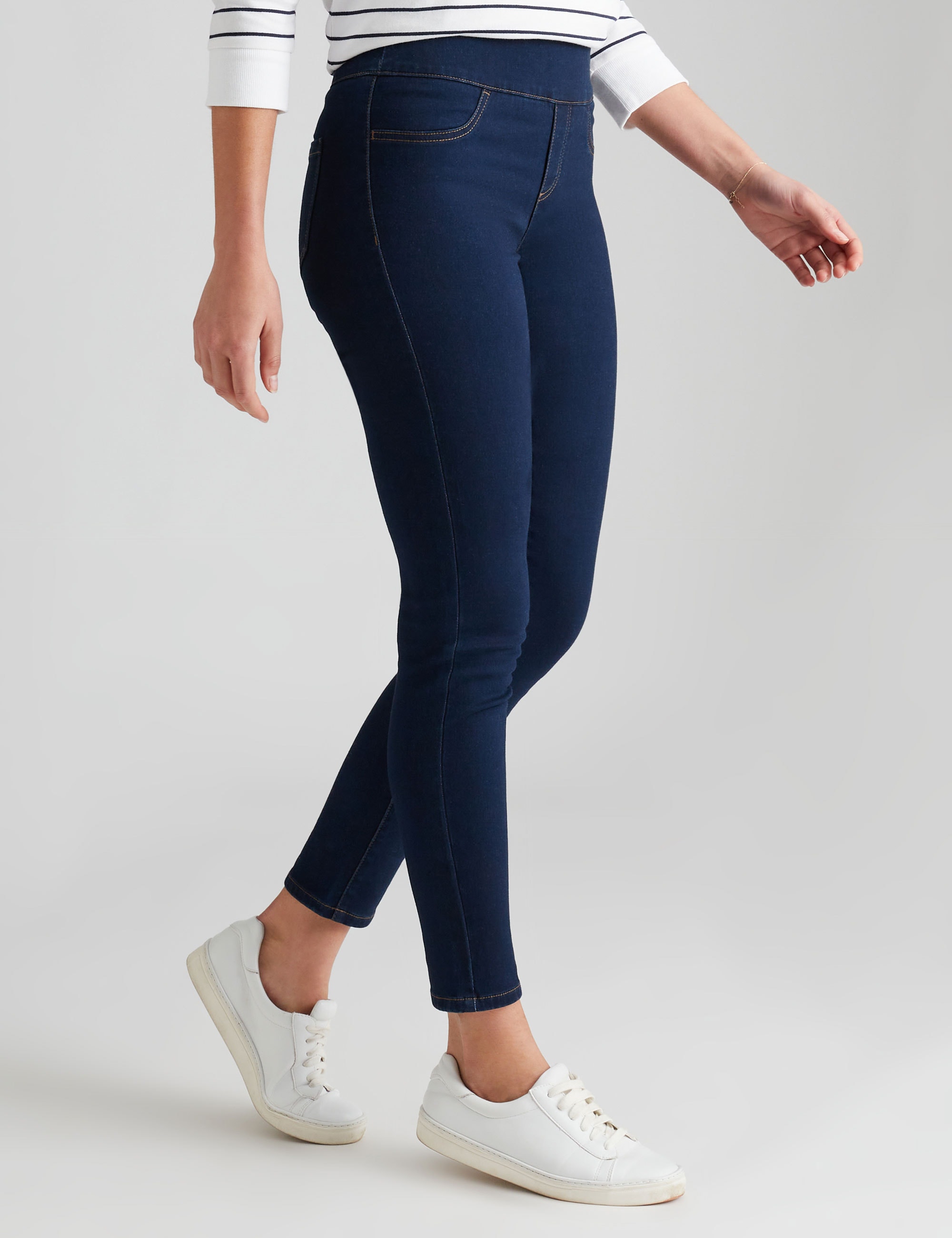 KATIES - Womens Jeans - Blue - Full Length - Knit Jeggings
