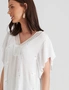 Katies Ruffle Embroidered Top, hi-res