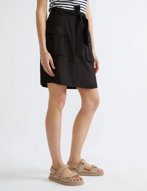 Katies Cotton Blend Cargo Skirt, hi-res image number null