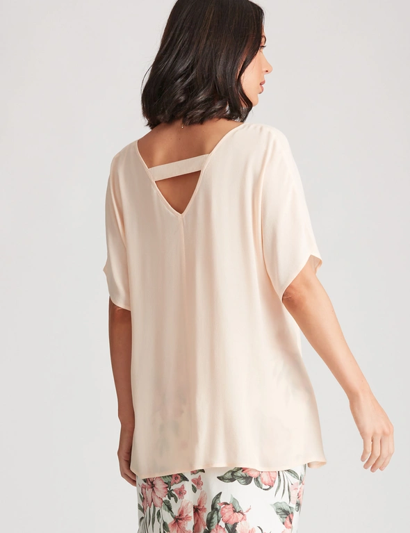 Katies Woven V Back Top, hi-res image number null
