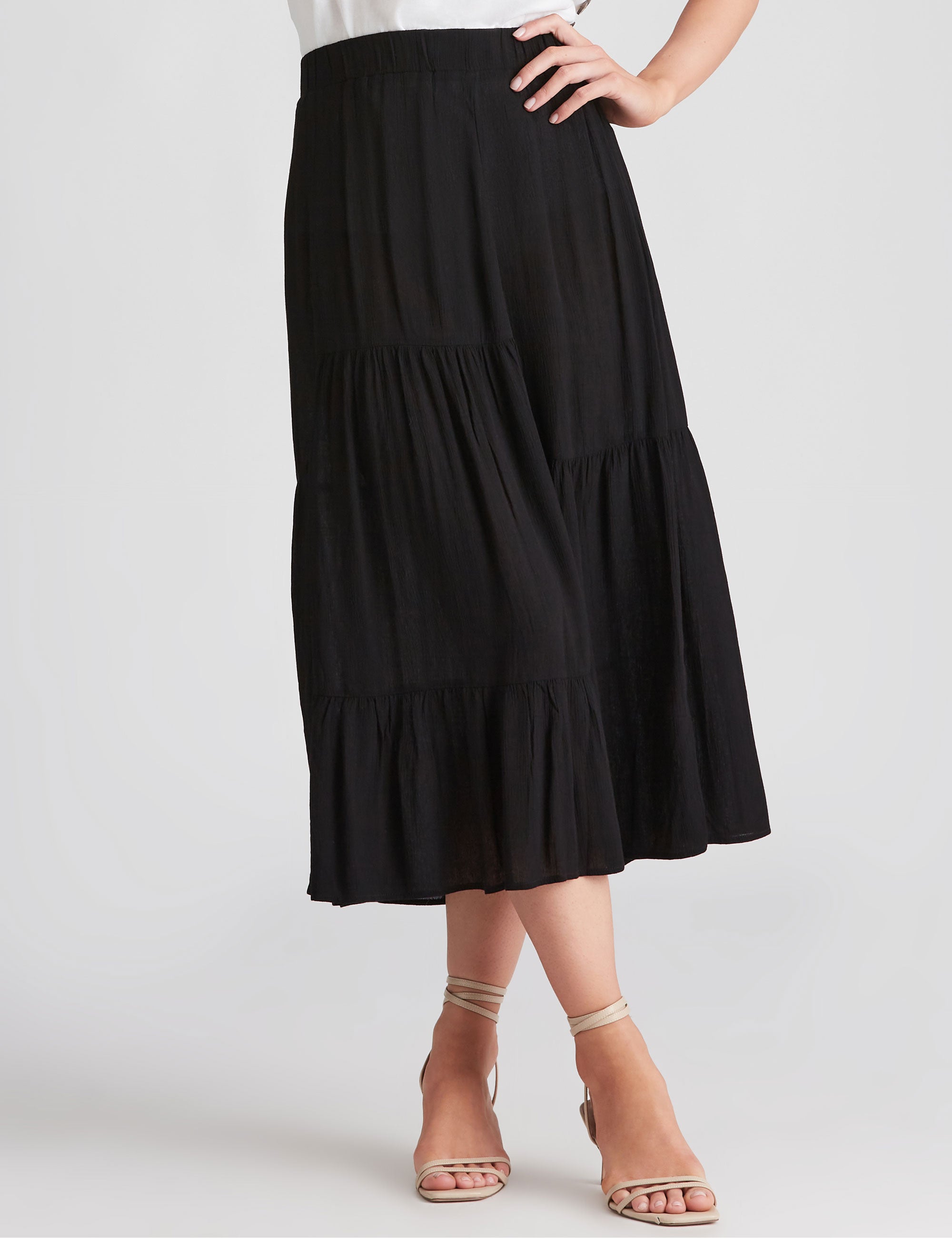 Katies Maxi Tiered Skirt | EziBuy NZ