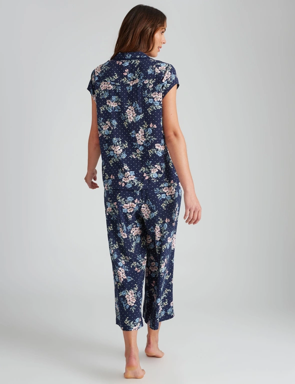 Katies Short Sleeve Cropped Pyjama Set, hi-res image number null
