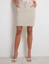 Katies Seamed Canvas Skirt, hi-res