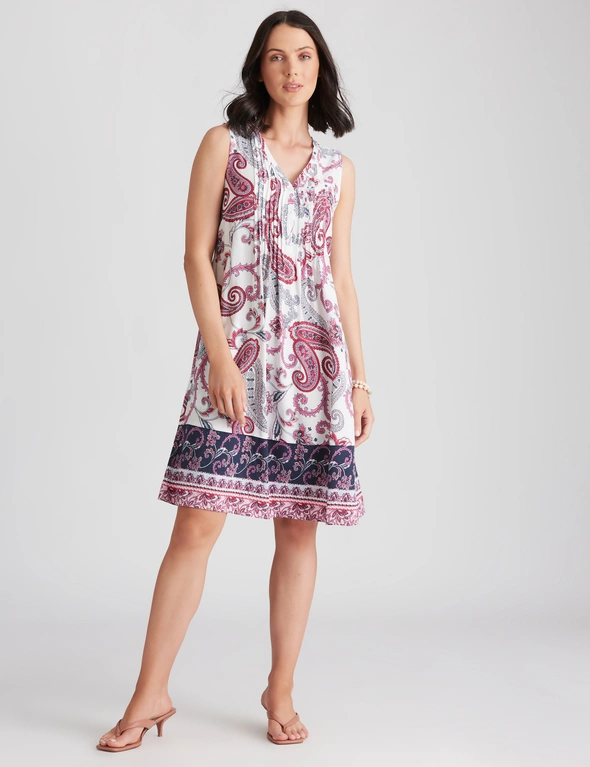 Katies Novelty Pleat Shift Dress, hi-res image number null