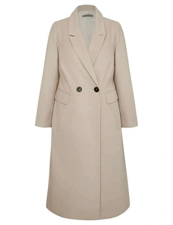 Katies Two Button Long Melton Coat, hi-res image number null