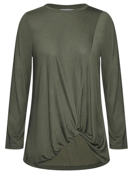 Katies Knot Front Knitwear Top
