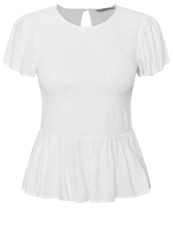 Katies Long Sleeve Cotton Elastane T-Shirt, hi-res image number null