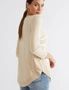Katies Cotton 3/4 Sleeve Novelty Placement Jumper, hi-res