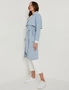 Katies Long Sleeve Belted Trench Jacket, hi-res