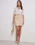 Katies Cotton Canvas Skirt, hi-res