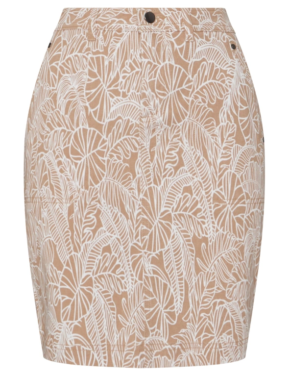 Katies Cotton Canvas Skirt, hi-res image number null