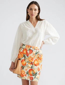 Katies Cotton Canvas Skirt