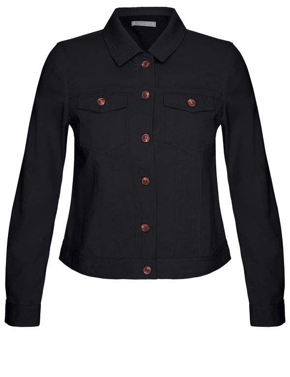 Katies Linen Denim Style Jacket, hi-res image number null