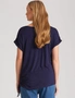 Katies Extended Sleeve Side Rusched Knitwear Top, hi-res
