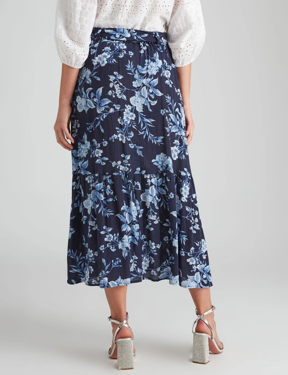 Katies Tiered Belted Maxi Skirt, hi-res image number null