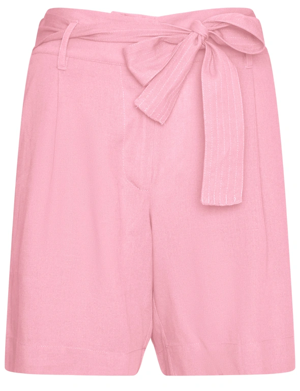 Katies Linen Belted Shorts, hi-res image number null