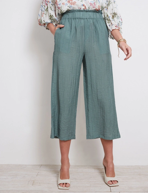 Katies Full Length Pleated Texture Pants, hi-res image number null