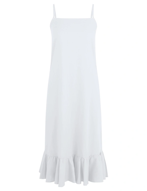 Katies Strappy Founce Hem Midi Dress, hi-res image number null