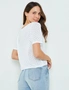 Katies Short Sleeve Pointelle Knit Cover Up, hi-res