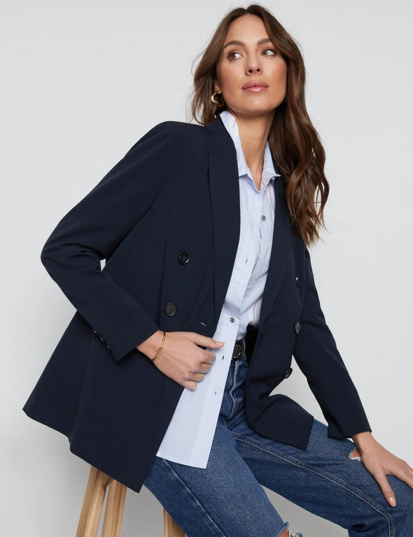 Katies Long Sleeve Blazer Suit Jacket | Katies