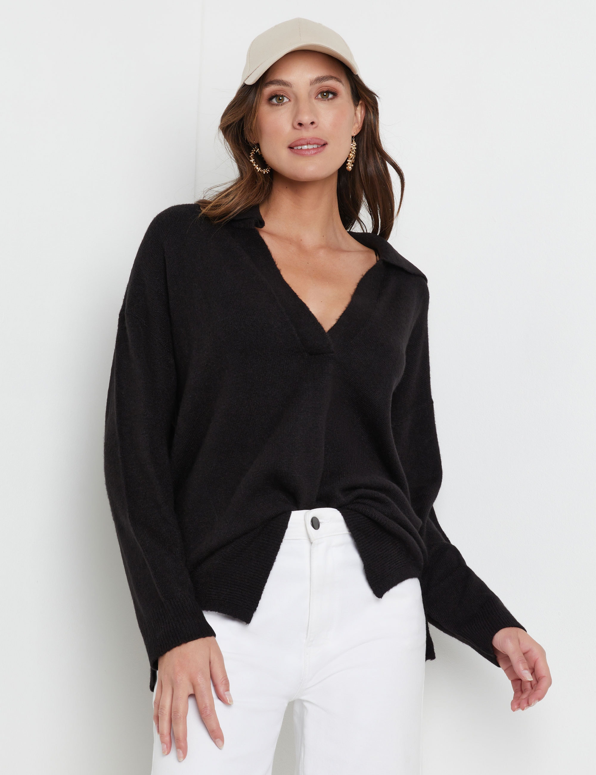 Long sleeve jumpers outlet womens