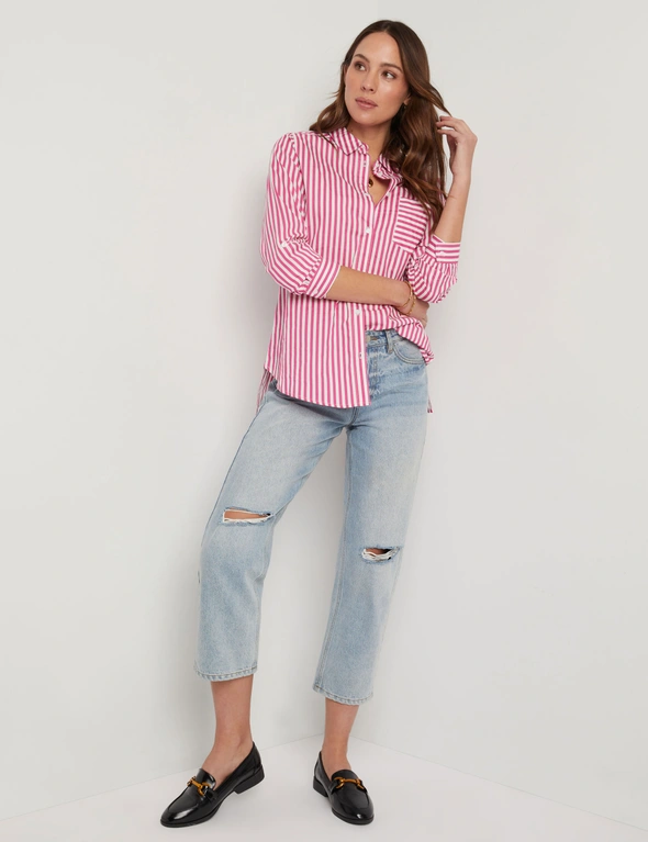 Katies Long Sleeve Cotton Shirt, hi-res image number null