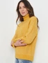Katies Long Sleeve High Neck Cable Jumper, hi-res