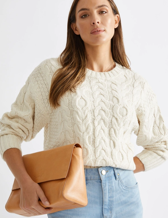 Katies Long Sleeve Cable Jumper, hi-res image number null
