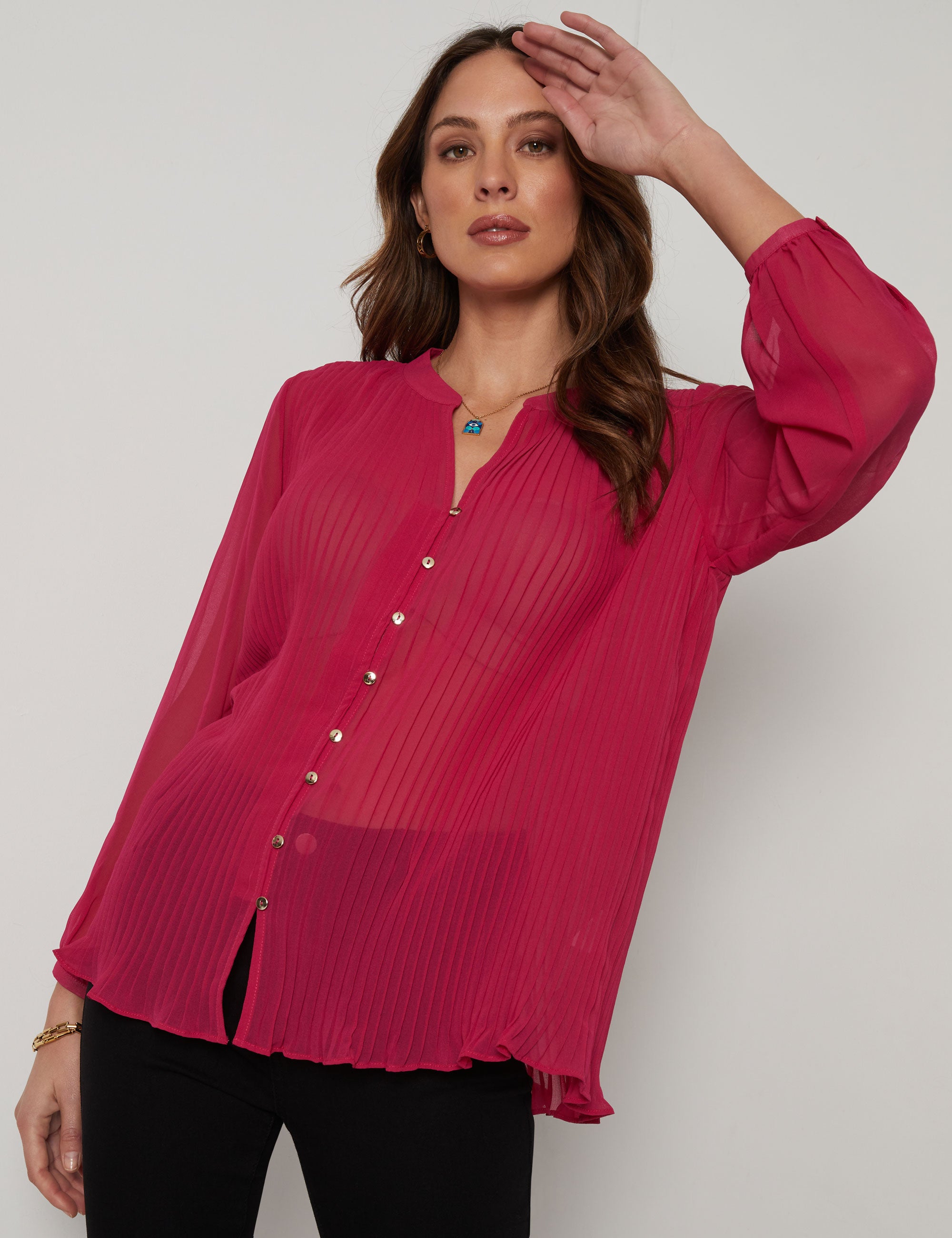 Katies Long Sleeve Pleated Top Ezibuy Australia 8418