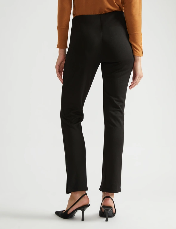 Katies Full Length Gold Button Ponte Pants, hi-res image number null