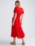 Katies Short Sleeve Lace Trim Maxi Dress, hi-res