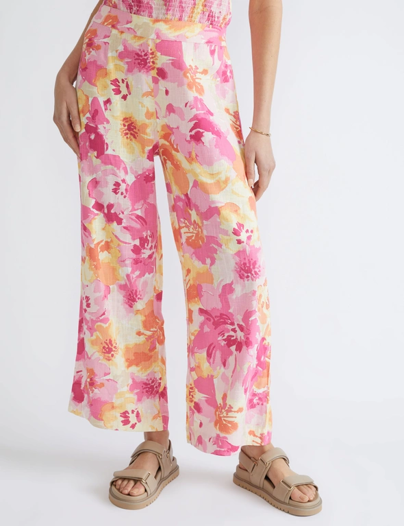 Katies Full Length Blur Floral Pant | EziBuy Australia