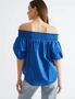 Katies 3Q Sleeve Cotton Blend Off Shoulder Top, hi-res
