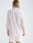 Katies 3Q Sleeve Half Placket Linen Blend Shirt, hi-res