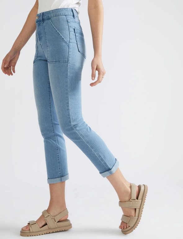 Katies Ankle Length Pocket Jean, hi-res image number null
