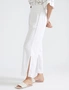 Katies Full Length Linen Blend Front Tuck Detail Pants, hi-res